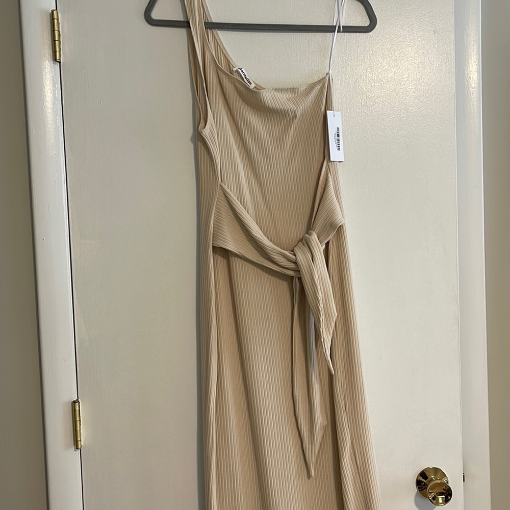 Reformation Ora Dress. Size L. Bone color. Tags on.